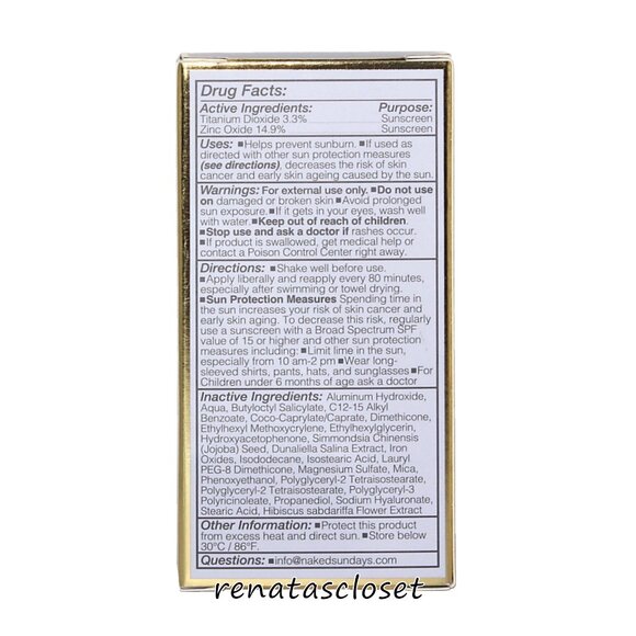 Naked Sundays CabanaGlow Mineral Glow Serum Drops - Illuminating NWT/NIP - Picture 4 of 9